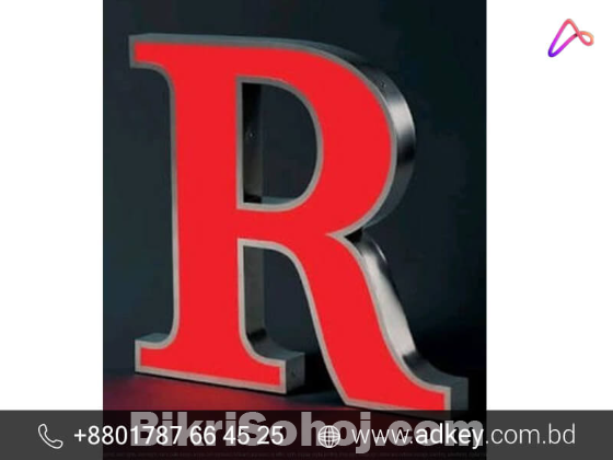 Acrylic Letter Light Advertising in Dhaka Bangladesh